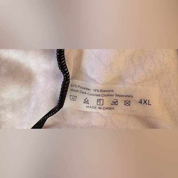 SHEIN, Plus Size Bikini & Beach Skirt Set, 4XL (20W), Pink, Black 🌴 - Picture 2 of 10